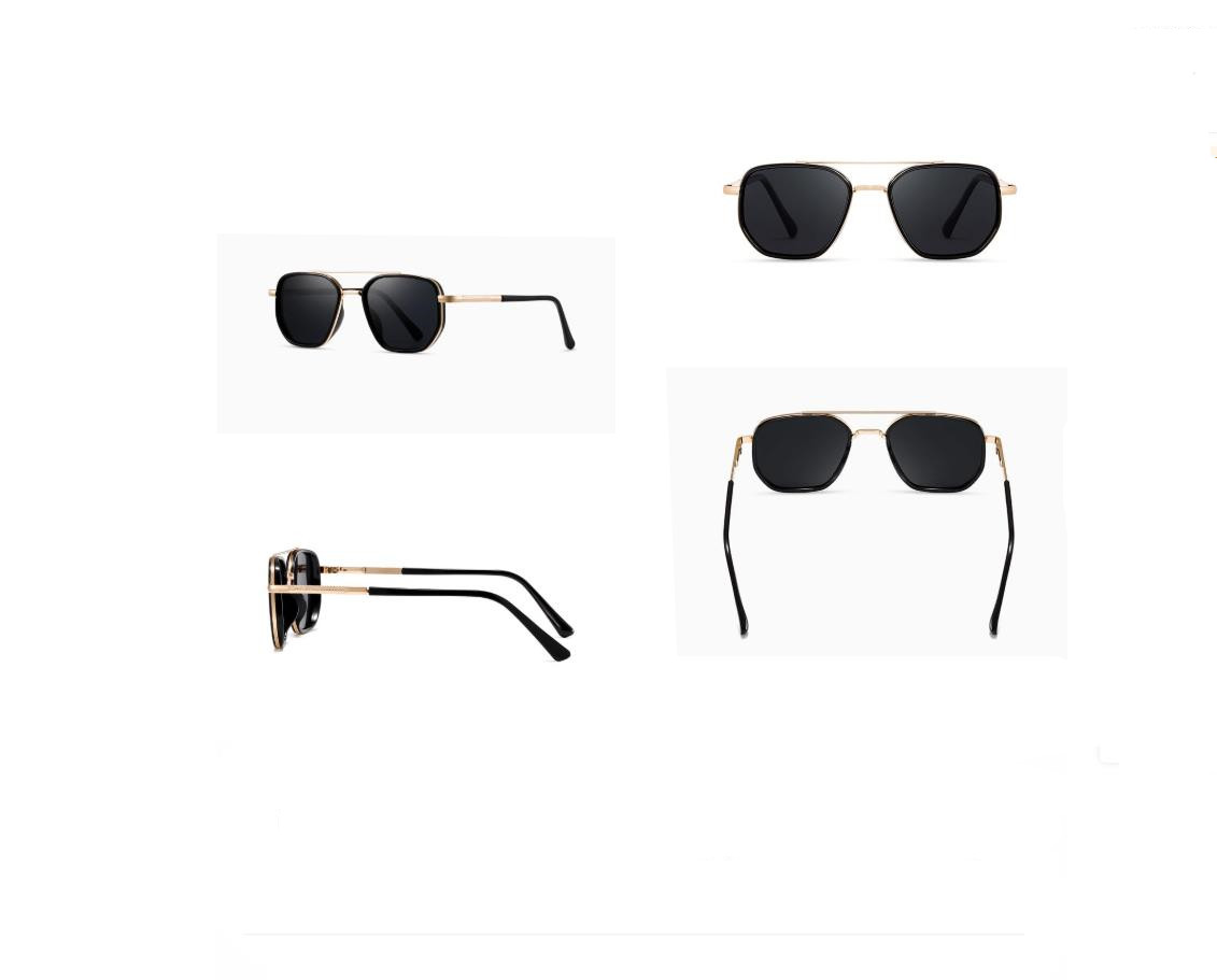 Designer Sunglasses For Women Men Oversize Sunglasses Luxury Polarized Lens Goggle Pilot PC Frame Oversized UV400 Eyewear Luxury Style Sunglasses DS17