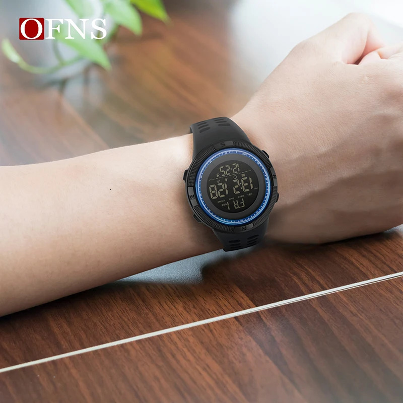 50M Waterproof Military Display Clock Mens Sports Watch LED Digital Fashion Electronic Wristwatch 250724