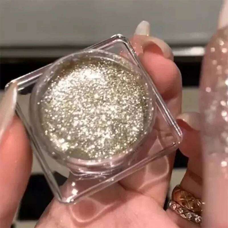 Flash polarizing Burst broken lighten liquid high light fine flash wet eyeshadow metallic X250726