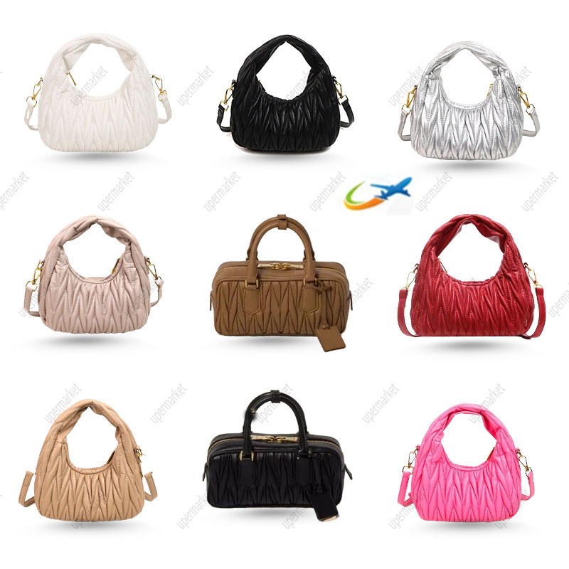 Luxury designer bag womens shoulder bags half-moon handbag messenger fashion fold hobos woman travel crossbody small size cute clutch wander wallets evening Bags