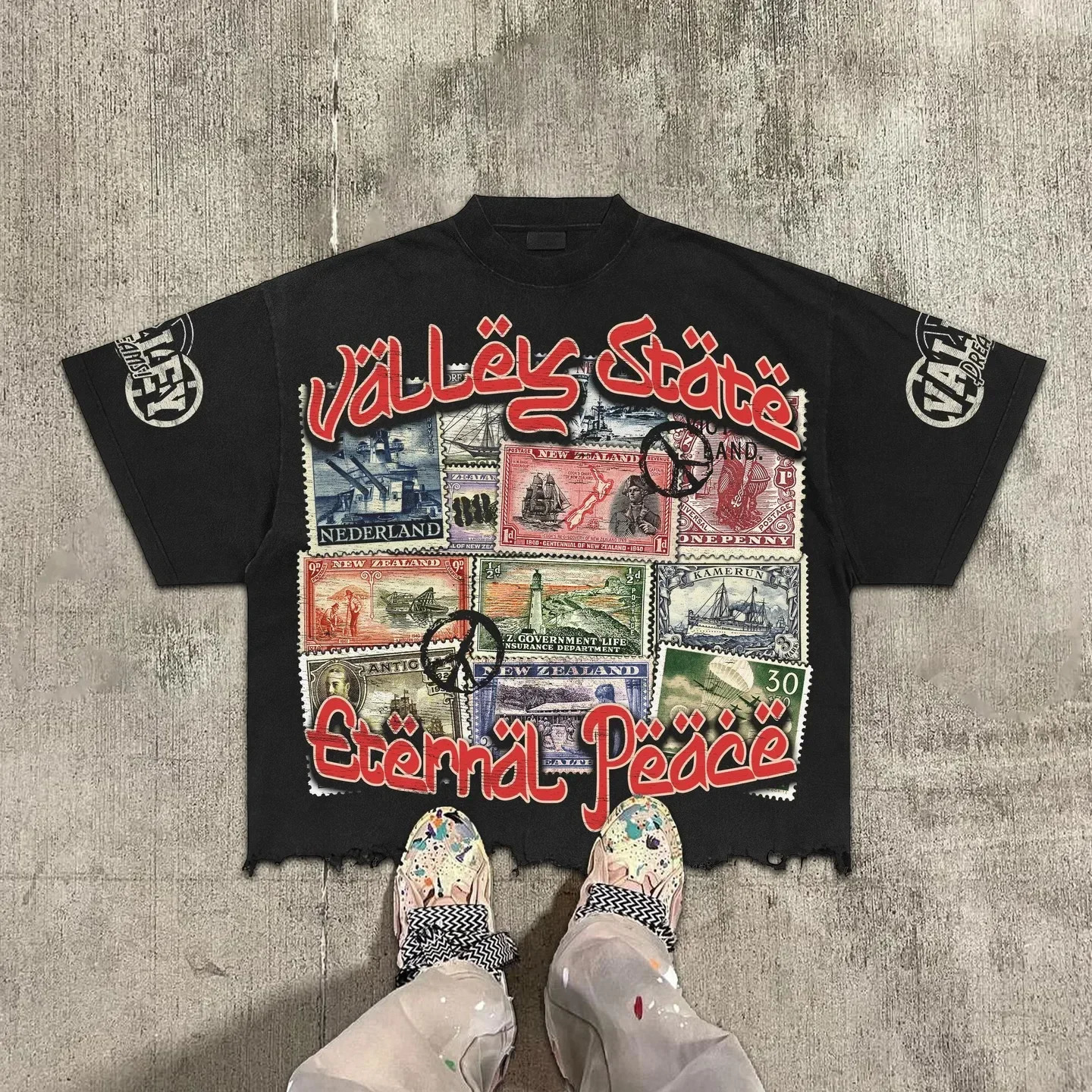 Harajuku vintage graphic t shirts short sleeve y2k tops retro oversized t shirt gothic streetwear all cotton goth men clothing 250728