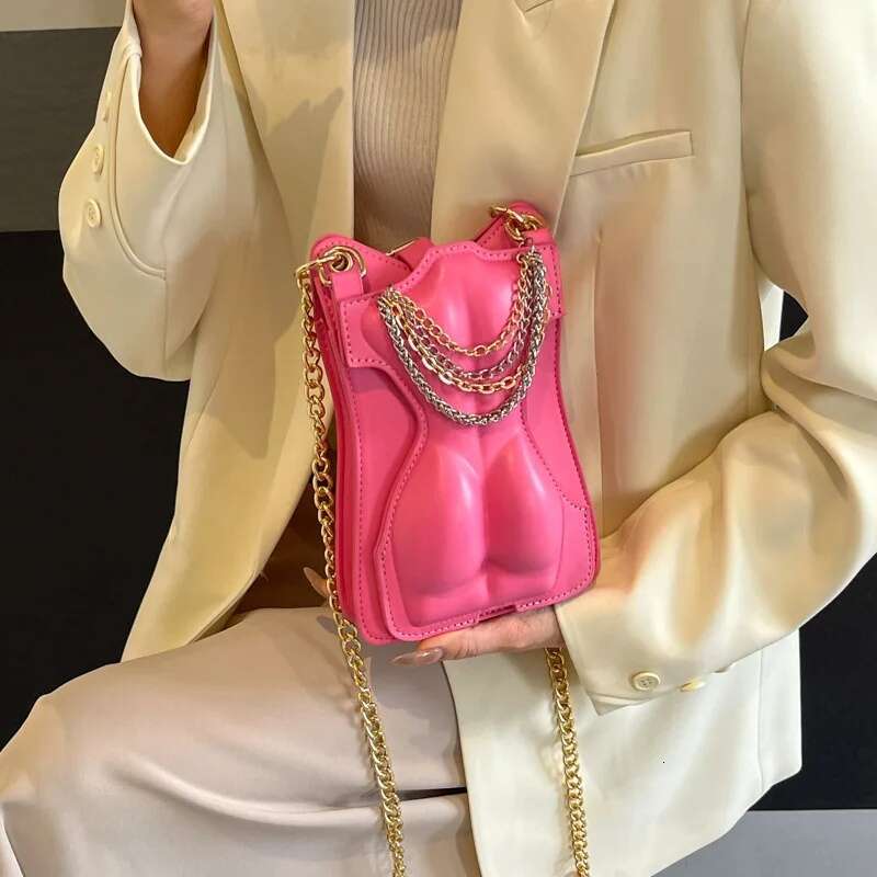 Designer Luxury Creative Personality Crossbody Bags For Women Trend Fashionable Mobile High Quality Leather Shoulder Bag Woman