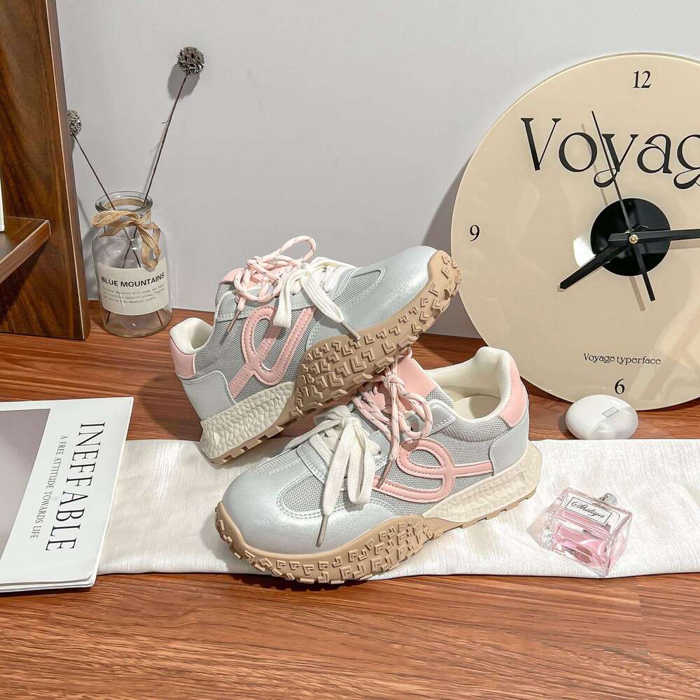 Summer Breathable Thick-Soled Dad Height-Increasing Sneakers for Petite Women, 2025 New Women's Shoes