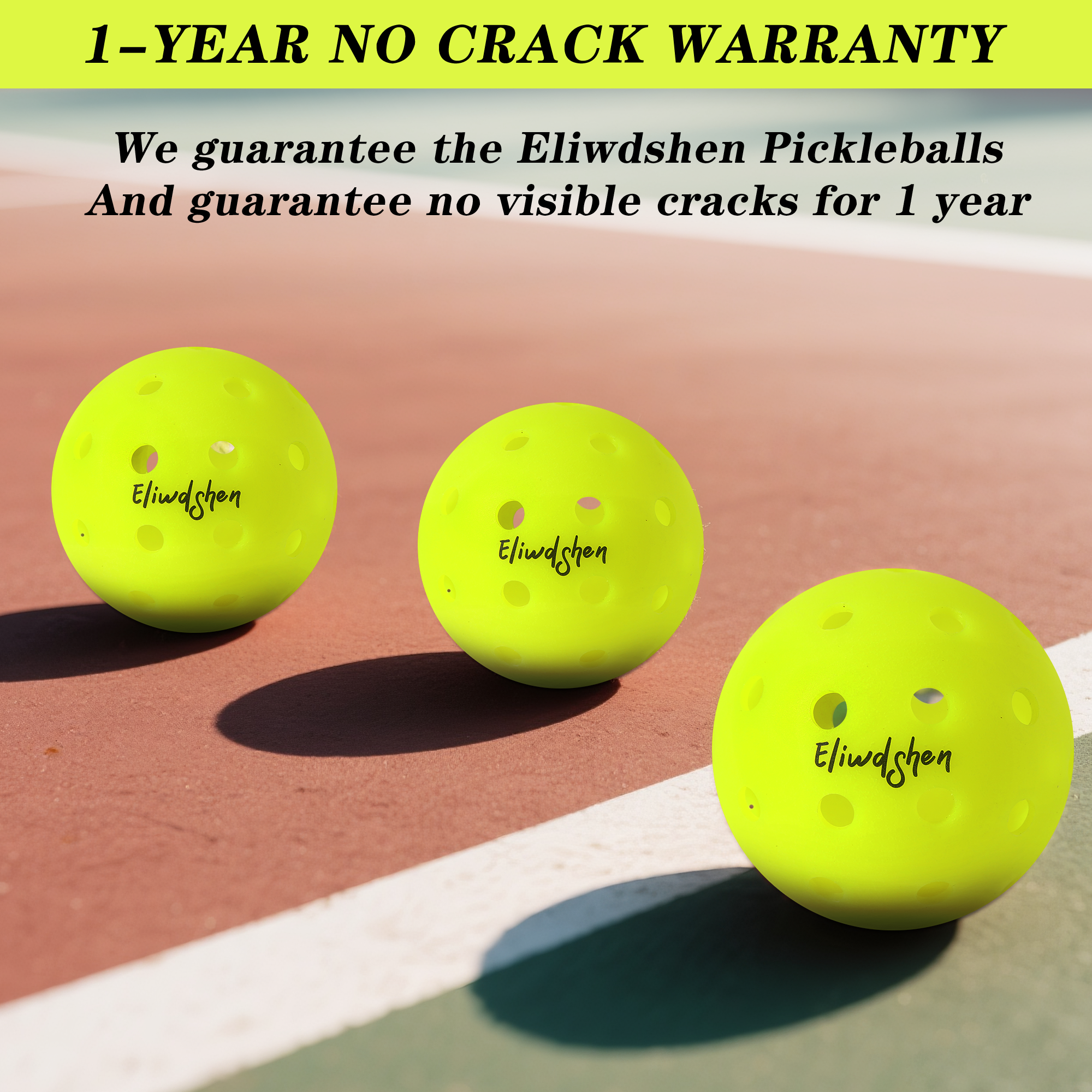 Pickleball Ball Kit: Durable 6-Pack | USAPA-Compliant Indoor & Outdoor Balls Consistent Bounce & Weather-Resistant Design for Casual Play to Competiti