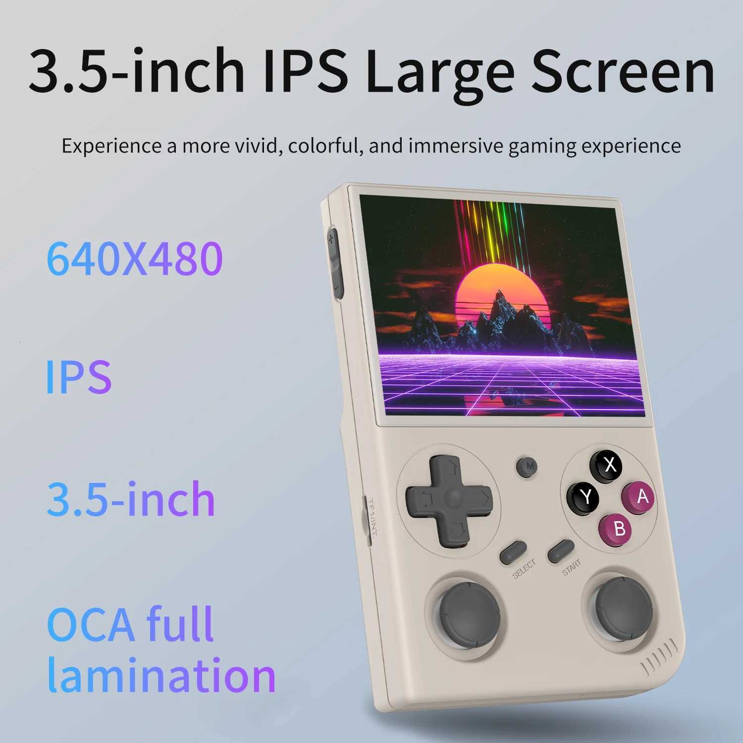 BATLEXP G350 Handheld Game Console 3.5 IPS Sn Linux System Dual Joystick Vibration Motor Retro Portable Video Console Gift S250628