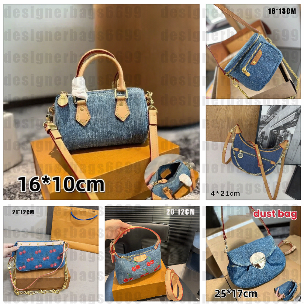 Classic denim bag luxury designer handbags high quality shoulder bag purse designer crossbody bags designer women bag dhgate designer bag for women bag more style