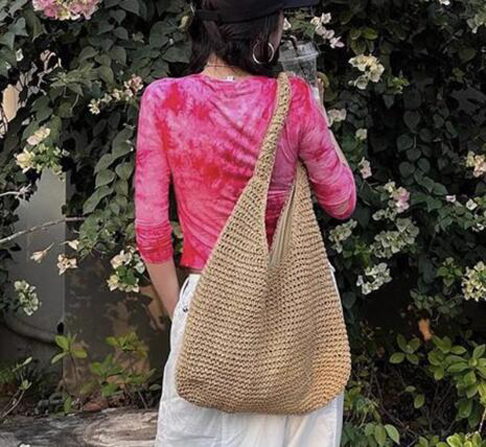 tote Bag Luxury beach bag Straw bag Shopping Designer High quality Fashion Woven for Summer Black apricot Outdoor Travel Large Capacity Handba