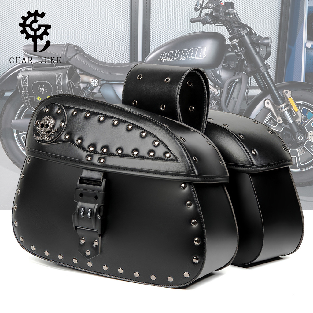 Harley Motorcycle Modification Special Anti-theft Password Lock Side Box Large Capacity Gear Bag Direct Shipping ddmymoon