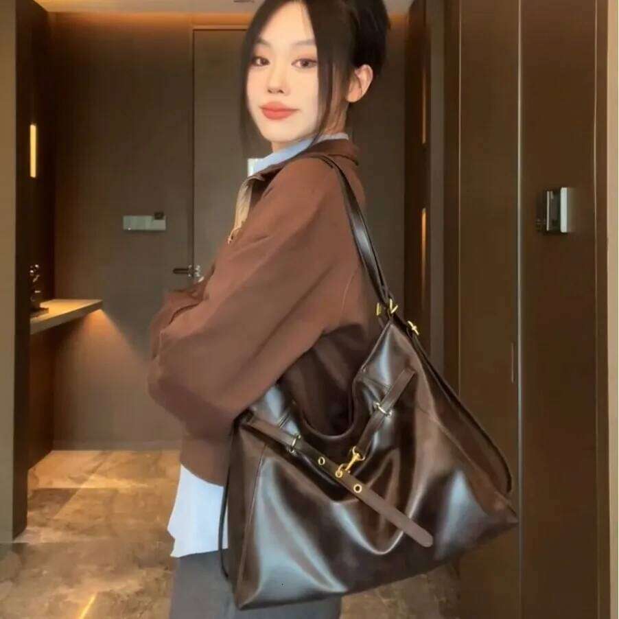 2025 New Large Tote Backpack For Women, Stylish & Spacious Maillard Shoulder Bag, Versatile Casual Travel Work Purse, Quick Sale