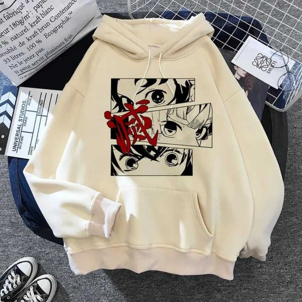2024 Fashion New Mens Anime Devil Killer Printed Hoodie Spring/Summer Versatile Couple Casual Zipper Hoodie S-3XL W250408