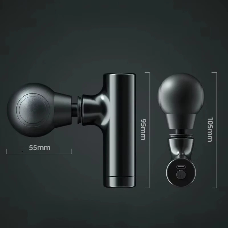 2025 Mini Massage Gun USB Portable Muscle Relaxation Vibrating Fitness Equipment for Neck Back Shoulder Pain Relief 250714