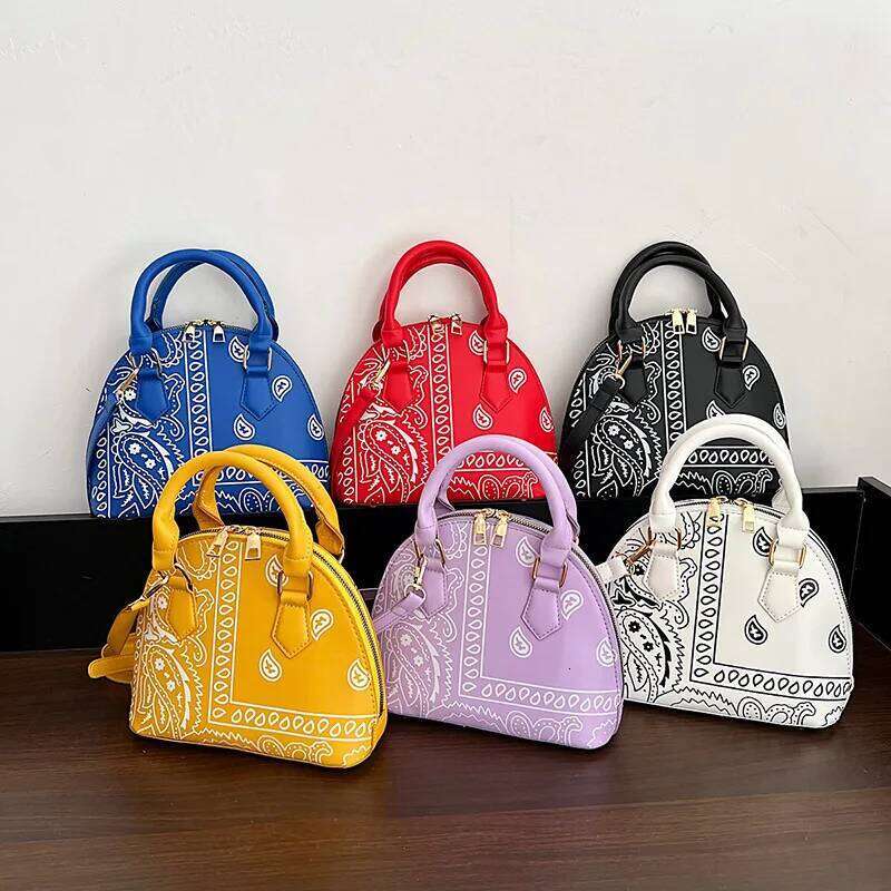 women summer totem printing ethnic style chain shoulder diagonal lady handbag all-match Messenger bag