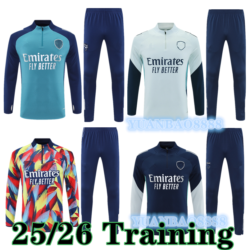 25 26 SAKA soccer jerseys Arsenas Tracksuits MARTINELLI Training suit 2026 football shirt Men Kids kit ODEGAARD Nwaneri SALIBA RICE HAVERTZ CALAFIORI R 1 8888