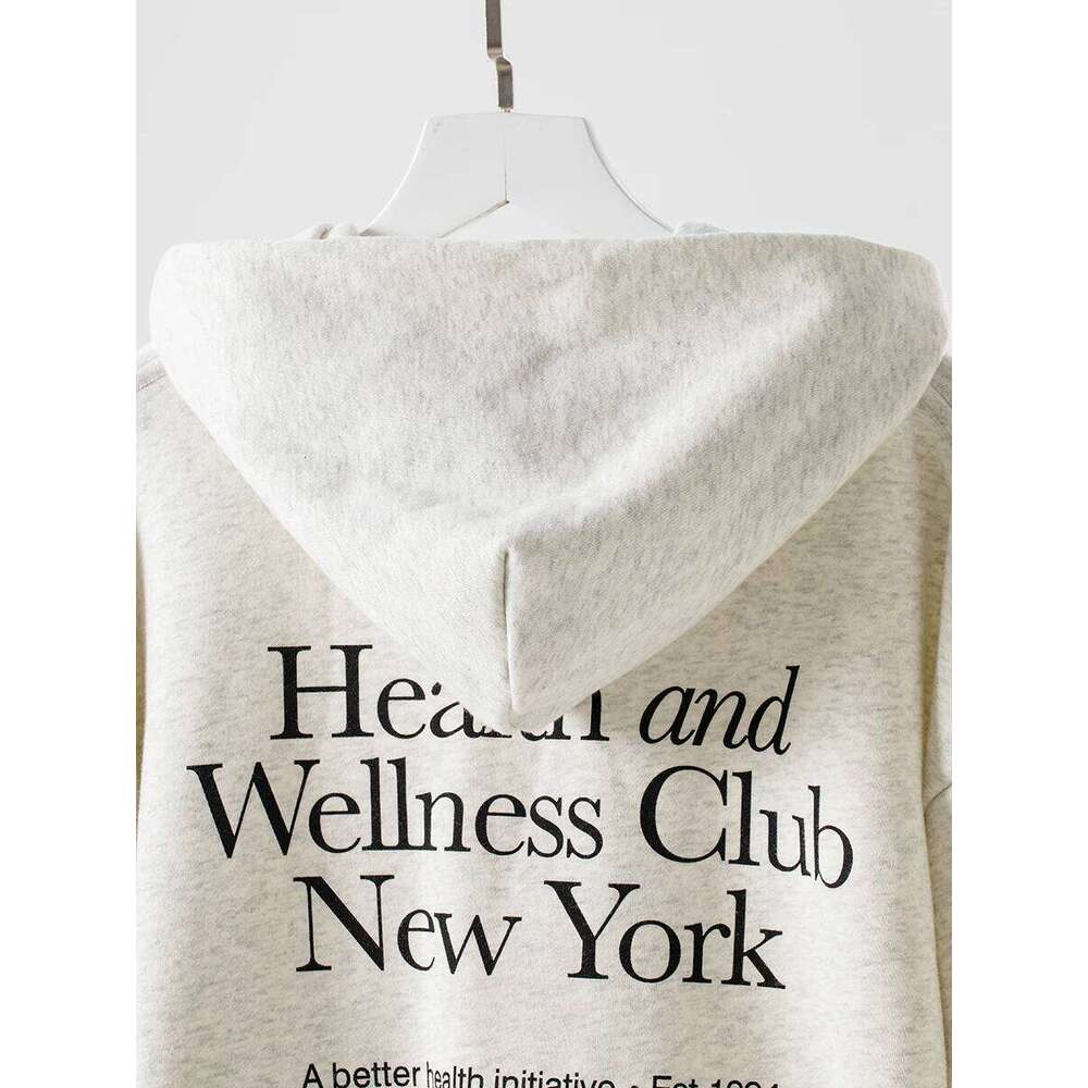 Designer Clothing 2025 Letter Printed Sport Sweatshirts For Women Loose Casual Long Sleeve Hooded Sweatshirt 2024 New Streetwear Fashion Pullover Tops