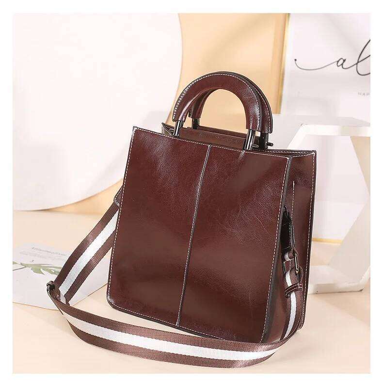 Designer Bags Genuine Leather Women's Shoulder New Ladies Bag Fashion Large Capacity Cowhide Handbag Commuter Shopping Bag Luxury Bag