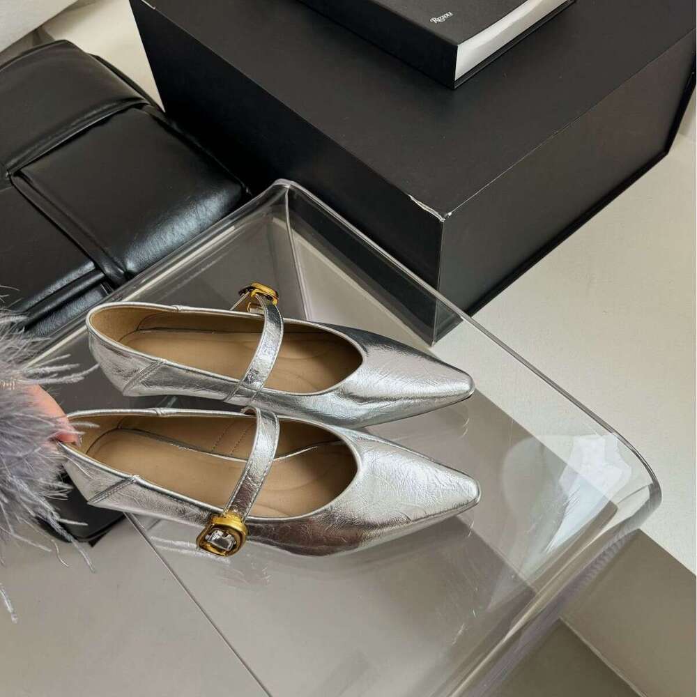 High Heels for Women, Chunky Heel, Comfortable, Spring 2025, Niche Style, Black French Pointed Toe Work Shoes