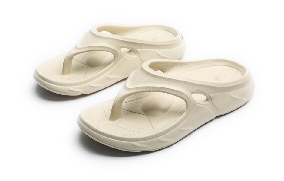 Jifffly brand versatile thick-soled arch-massaging plaid sports slippers for couples; beach sandals