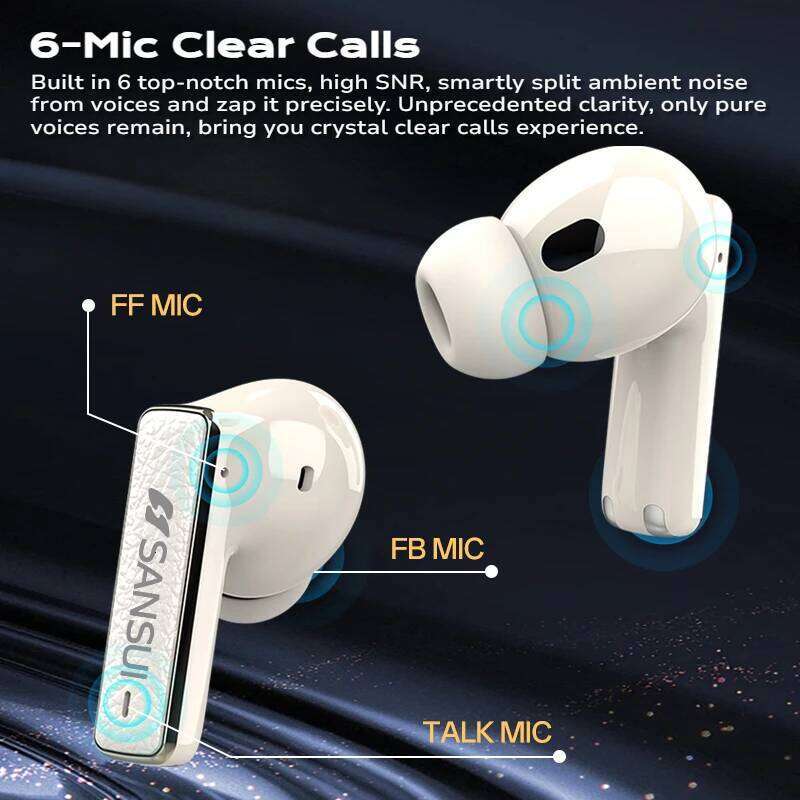 Designer Famous Brand Bluetooth Db Noise Cancelling Mic HD Call In Detection Comfort Fit Earphones For Sports Work