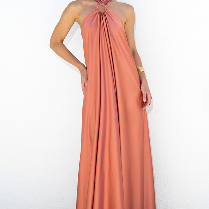 hot Free shipping designer dress for women Fashionable minimalist high waisted elastic slim fit hip hugging mid skirt