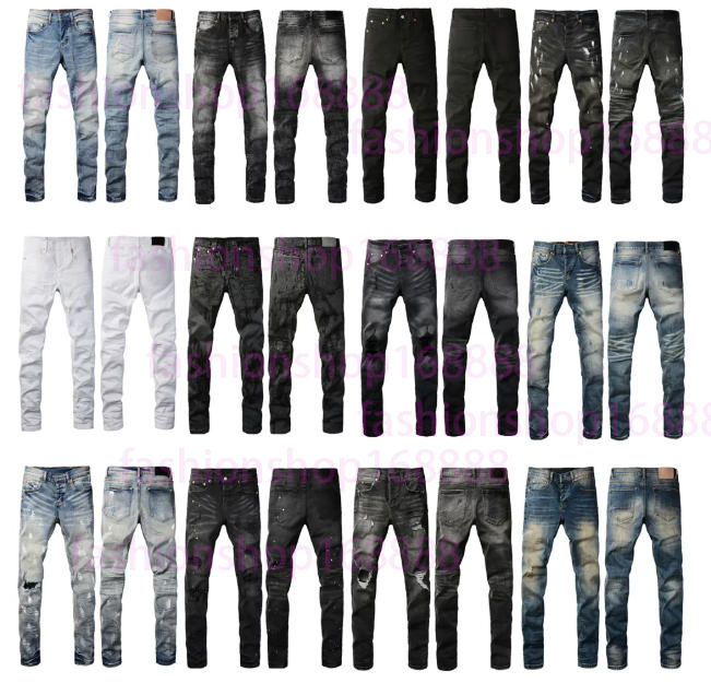 mens designer jeans ksubi jeans men pencil pants hole cotton print hip hop black jeans streetwear white trousers fashion pants high-end quality slim fit jeans pants 99