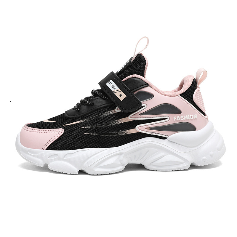 Carefully Selected Running for Older Girls, Spring and Summer Boys' Sports Mesh Breathable Shoes, Soft Sole Student Casual Shoes