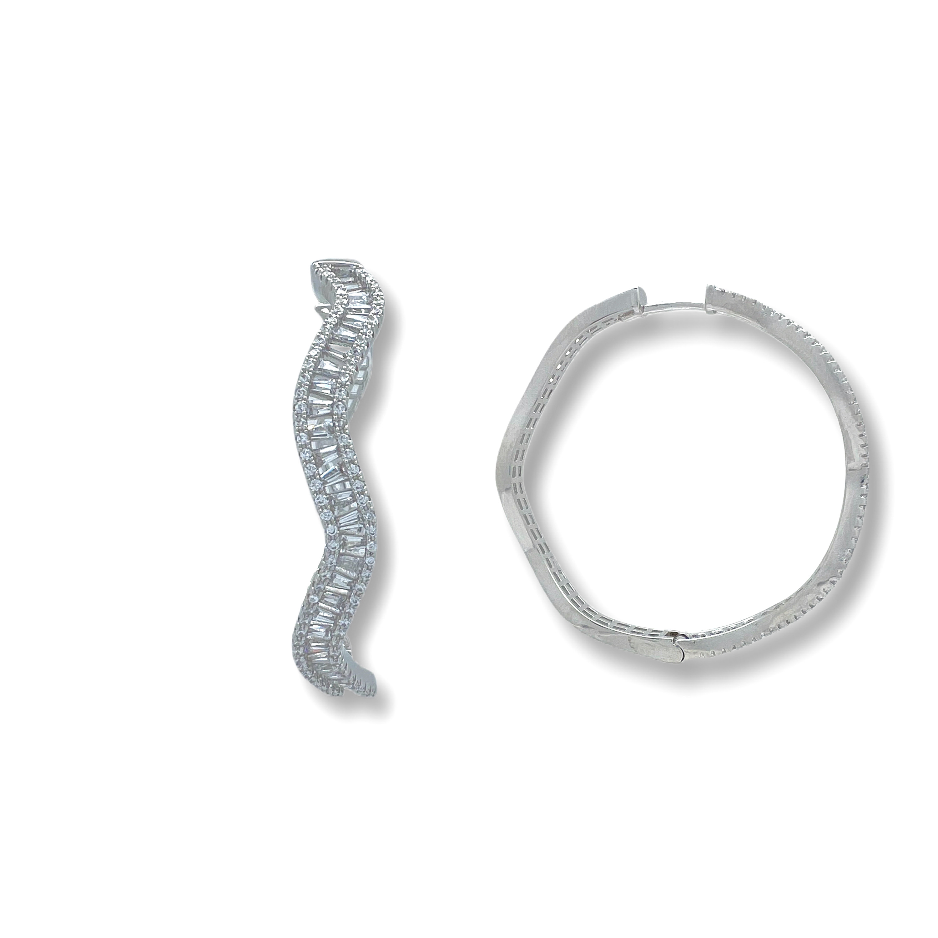 18K gold-plated large hoop - classic thick and substantial earrings, low-sensitivity atmospheric jewelry, suitable for women