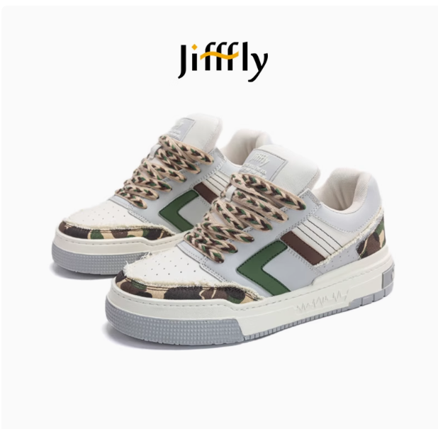 JiffflyAir CUshion Retro Versatile Loafers for Men New Couple Free shipping Casual Sports Sne