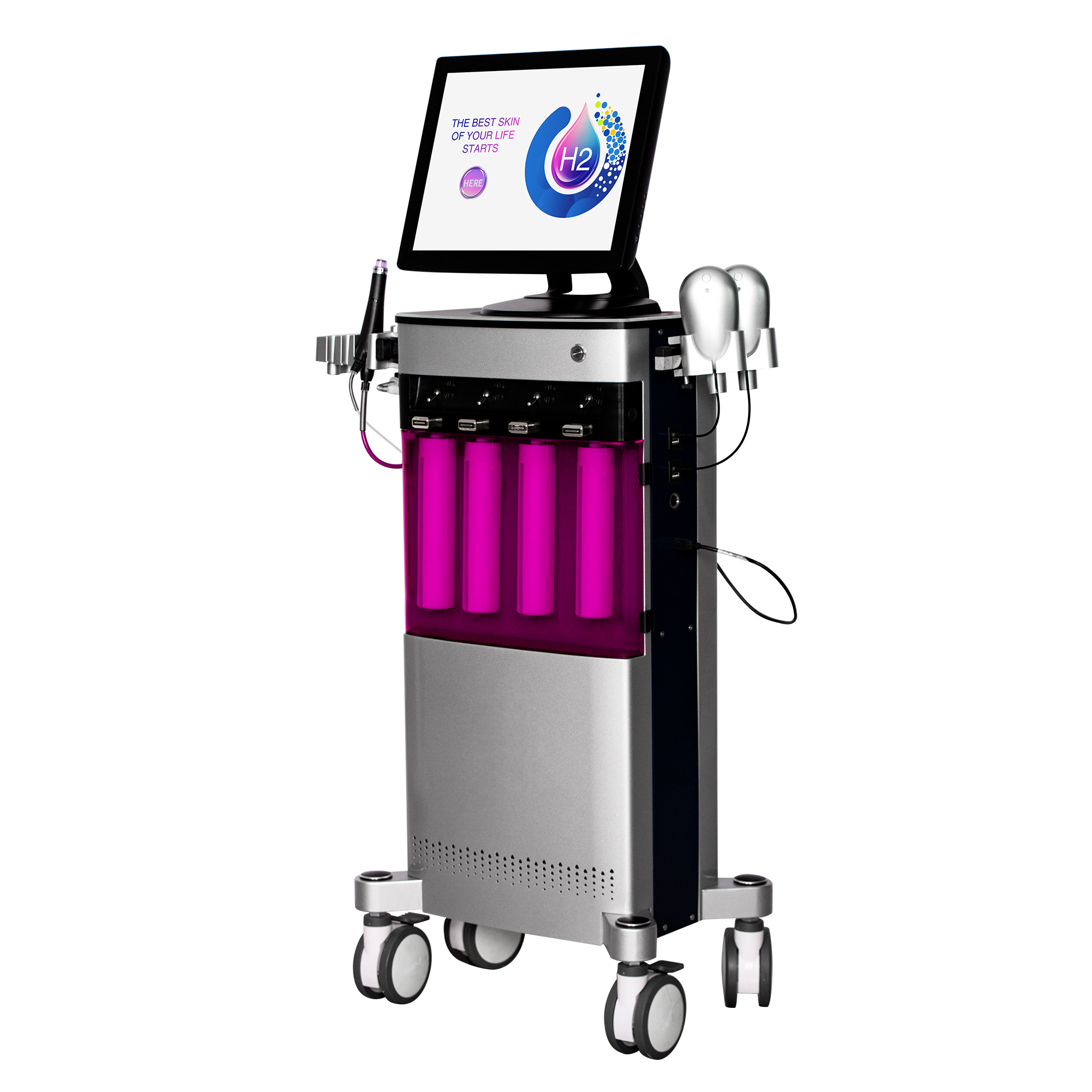 Oxygen Water Facial System Beauty Instrument, Multifunction Facial Spa Equipment Multifunctional Skin Rejuvenation and Firming Beauty Equipment