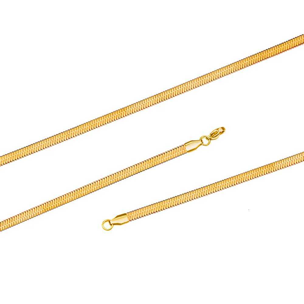 1 piece Width 2mm/2.5mm/3mm/4mm Stainless Steel Herringbone Snake Chain Flat Snake Chain Men Women Necklace Jewelry Non-allergenic XJ250708