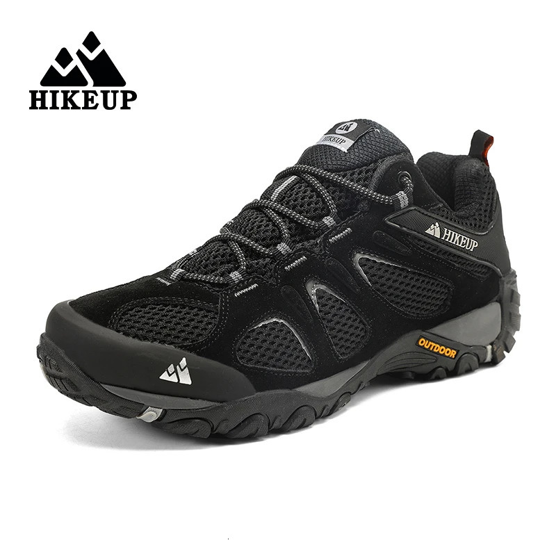 HIKEUP Men Shoes Breathable Splashproof Outdoor Hiking Mountain Climbing Sport Hunting Trekking Sneaker 250725