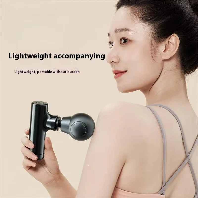 2025 Mini Massage Gun USB Portable Muscle Relaxation Vibrating Fitness Equipment for Neck Back Shoulder Pain Relief 250714