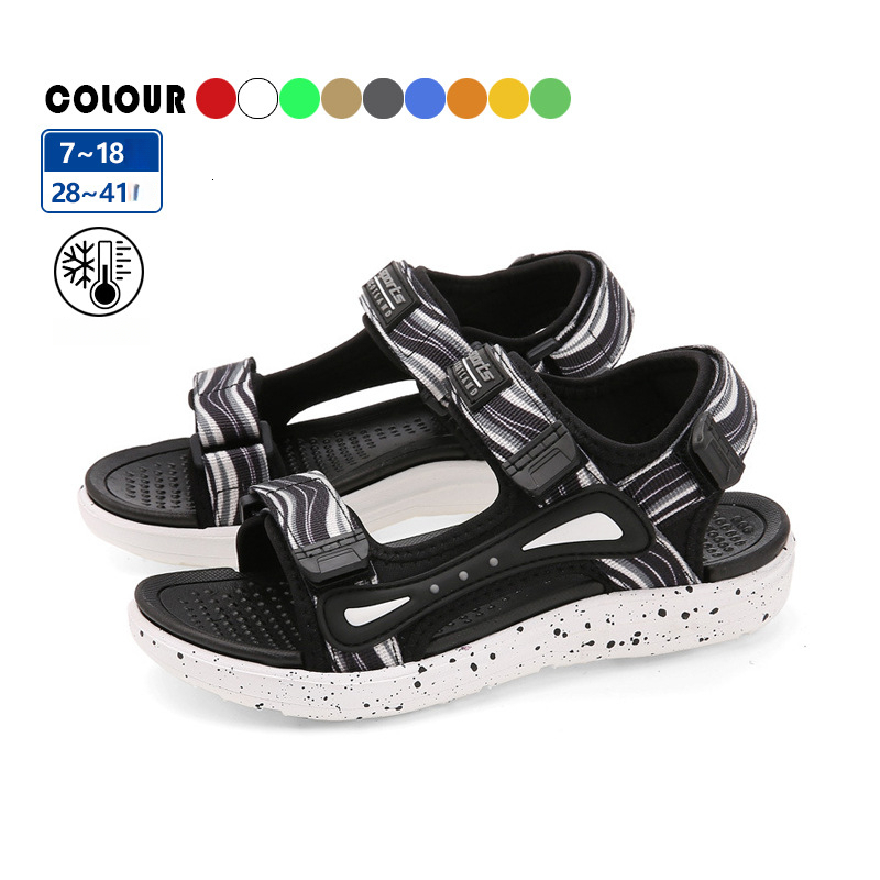 Summer Sandals Kids Children's Beach Solid Boys' Shoes Trendy