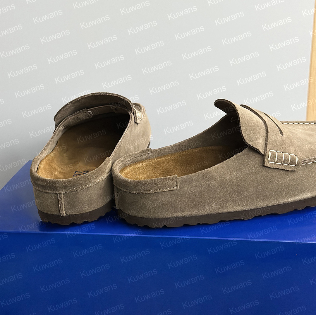 Stylist Designer Naples Slippers Wrapped Clogs loafers Sandals Clog Cork Flat High Quality Fashion Winter Summer Shoes Leather Slide Beach Women Men F