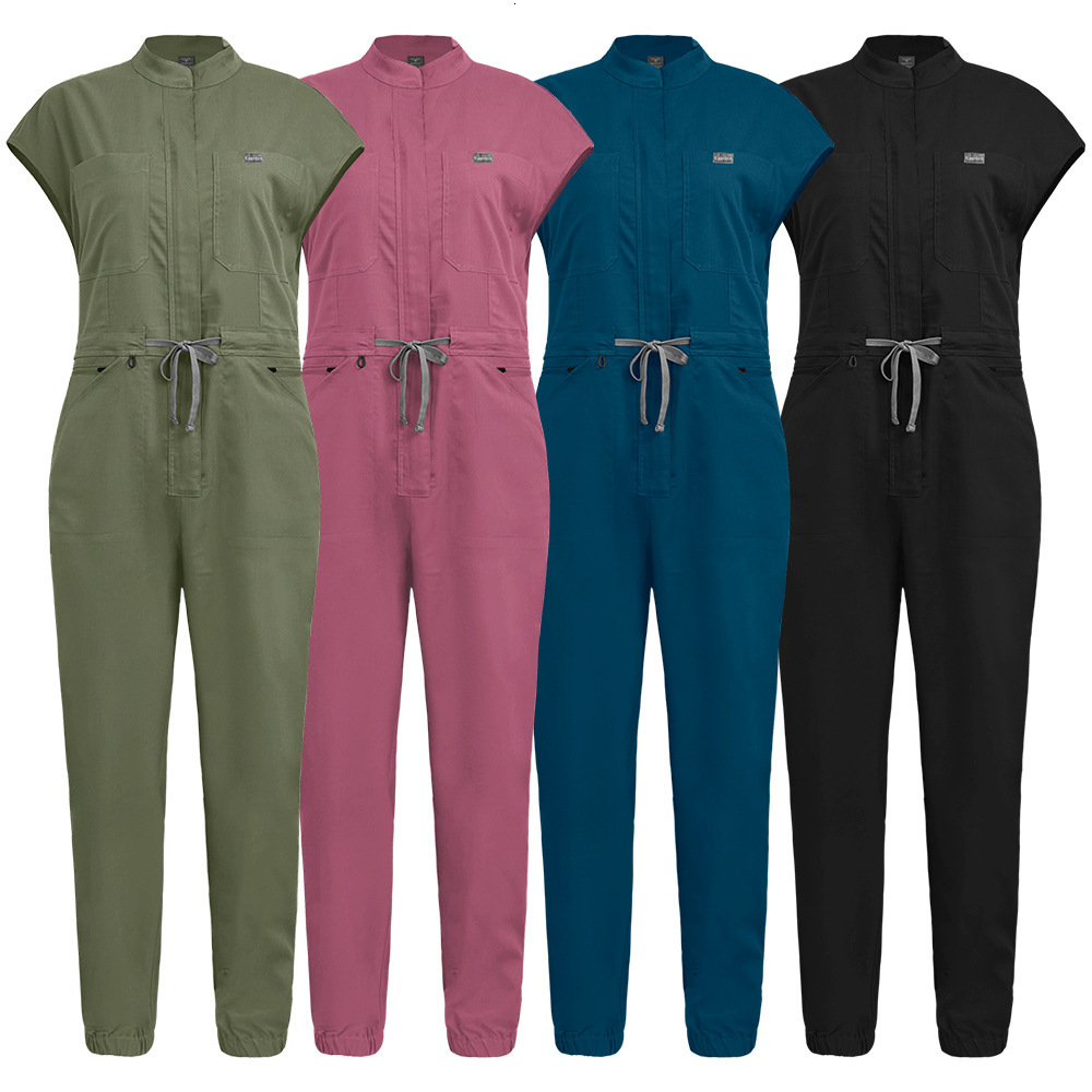 Fashion Spandex Uniform Scrubs Sets Nursing Scrubs Hospital Uniform Doctor Nurse Uniforms Women Scrub Set 250421