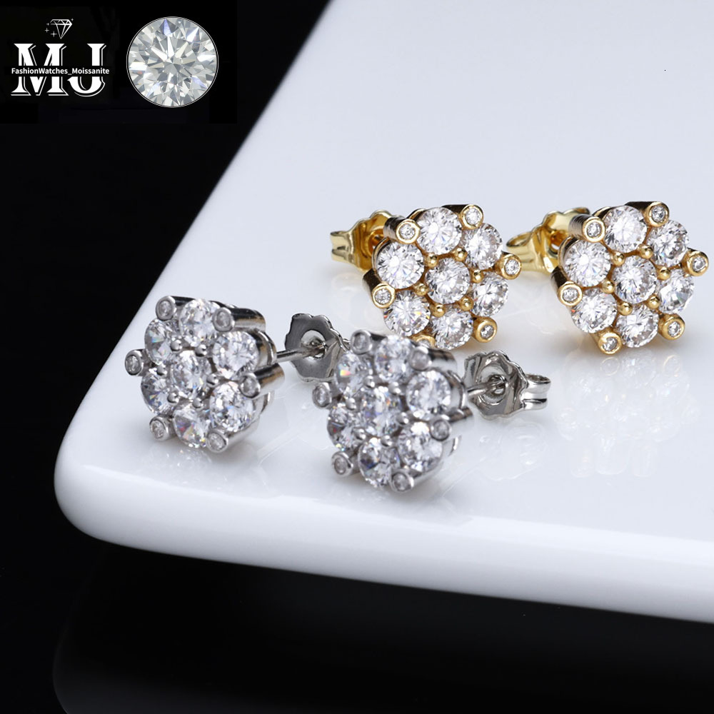Design jewelry S Sier Moissanite wer personalized stud Custom premium earrings