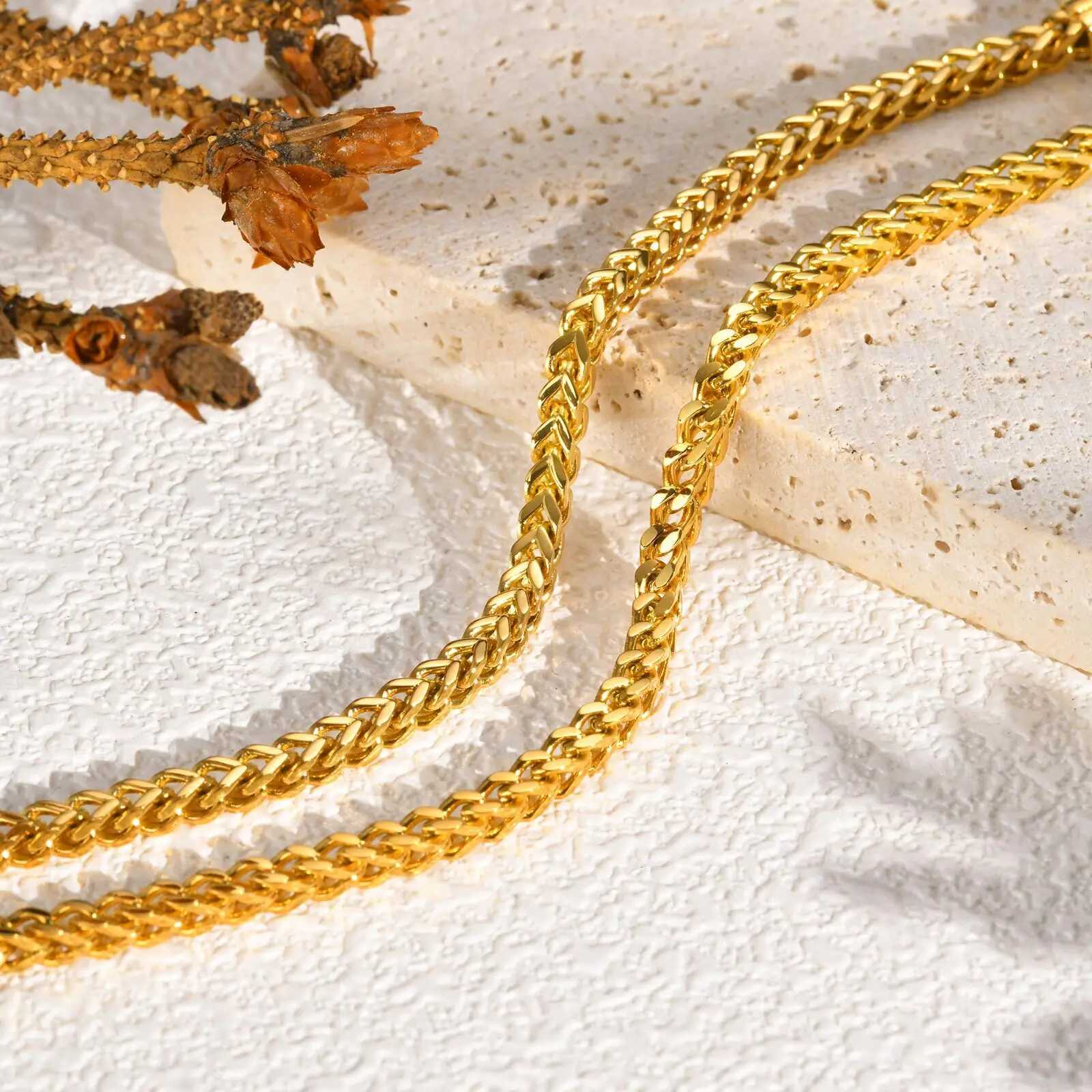 2023 Vnox Square Bracelet for Women Girls Stainless Steel Chain Link Wristband Classic Bracelet Trend Jewelry with 3cm Extend Chain W250728