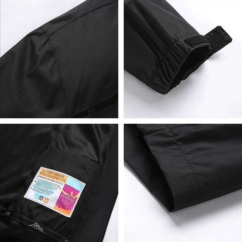 Men's Waterproof Hiking Jacket Autumn Men Large Size Windproof Windbreaker Outdoor Camping Hunting Running Fishing Sports Coats