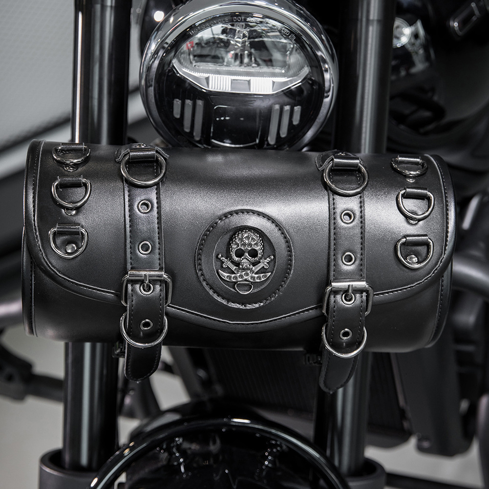 New Punk Motorcycle Bag Outdoor Riding PU Hanging Accessory ddmymoon