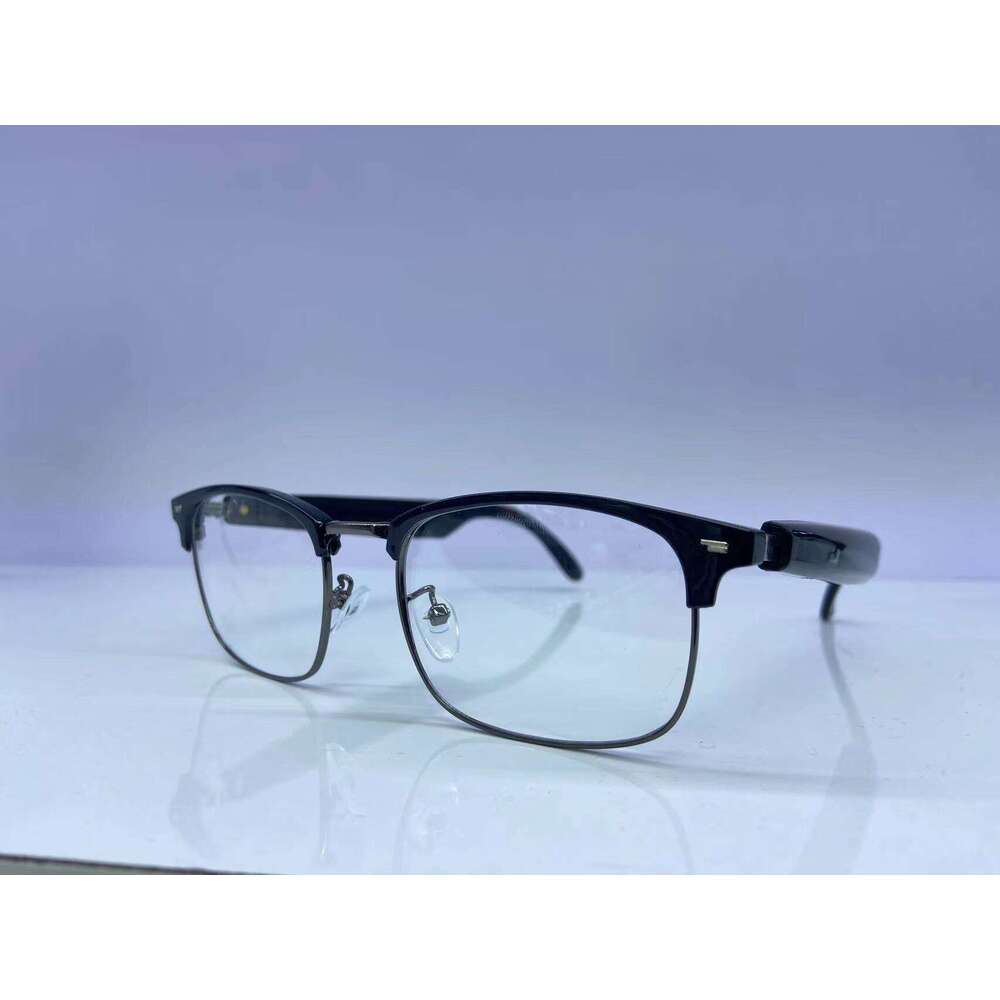Designer Sunglasses New Smart Bluetooth Yj005k Metal Frame Business Music Call Casual Anti-Blue Light Flat Glasses