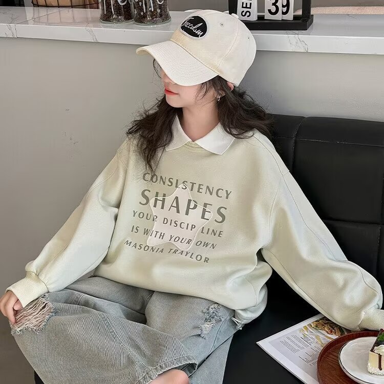 Children's Spring and Autumn Hoodie 2024 New Style Girls' Fashionable Western Autumn Clothes Big Children's Girls' Autumn Top Chil