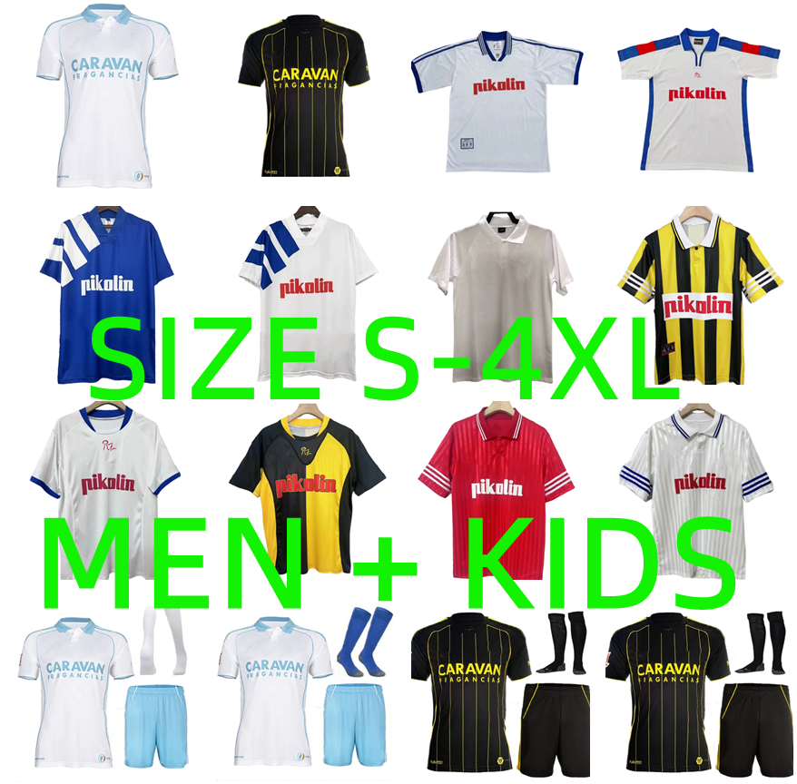 2025 2026 Real Zaragoza Soccer jerseys 1992 1993 1995 1996 1997 1998 2001 2002 Retro SOBERON LISO BERMEJO SIMEONE IVAN Football shirts camiseta de futbol Men kids kits