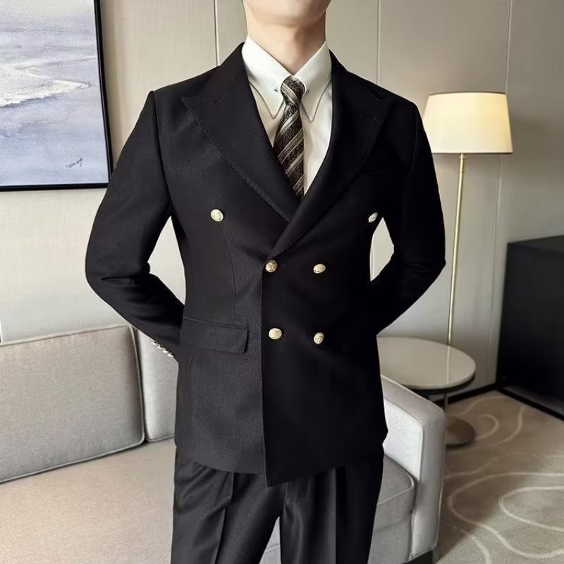 H281Men's suits British style business casual professional interview slim fit formal wear