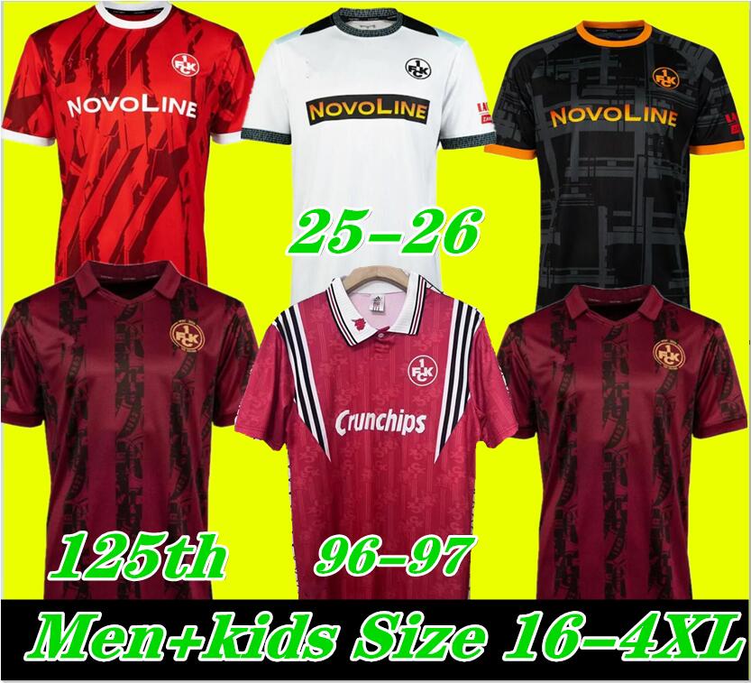 Kaiserslautern 25-26 125th Anniversary Soccer Jerseys 2025 Die roten Teufel KLEMENT ACHE YOKOTA HEUER TOMIAK HANSLIK OPOKU RITTER football shirt