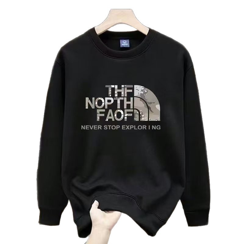 Men's Fleece Lined Sweatshirt Ins Trendy American High-Street Style Handsome Casual & Versatile Outerwear for Autumn and Winter 2026