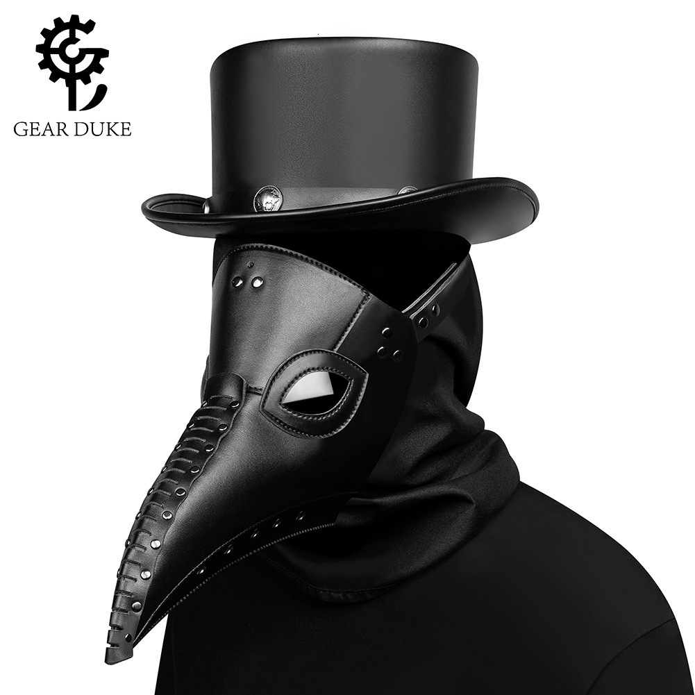 Halloween Plague Doctor Mask with Long Beak Medieval Cosplay Party Headgear ddmymoon