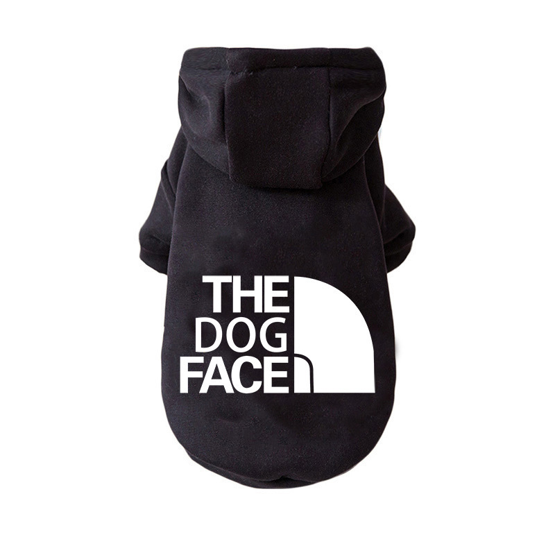 Letter Print Dog Hoodie Stylish Pet Sweatshirt for Small & Large Dogs, Comfortable Dog Apparel for All Breeds