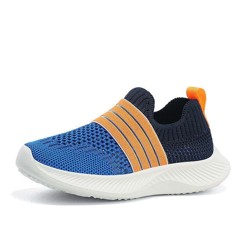 Dopamine Boys' Single Summer Thin Breathable Mesh Slip-On Soft Sole Casual Children's Running Shoes Girls