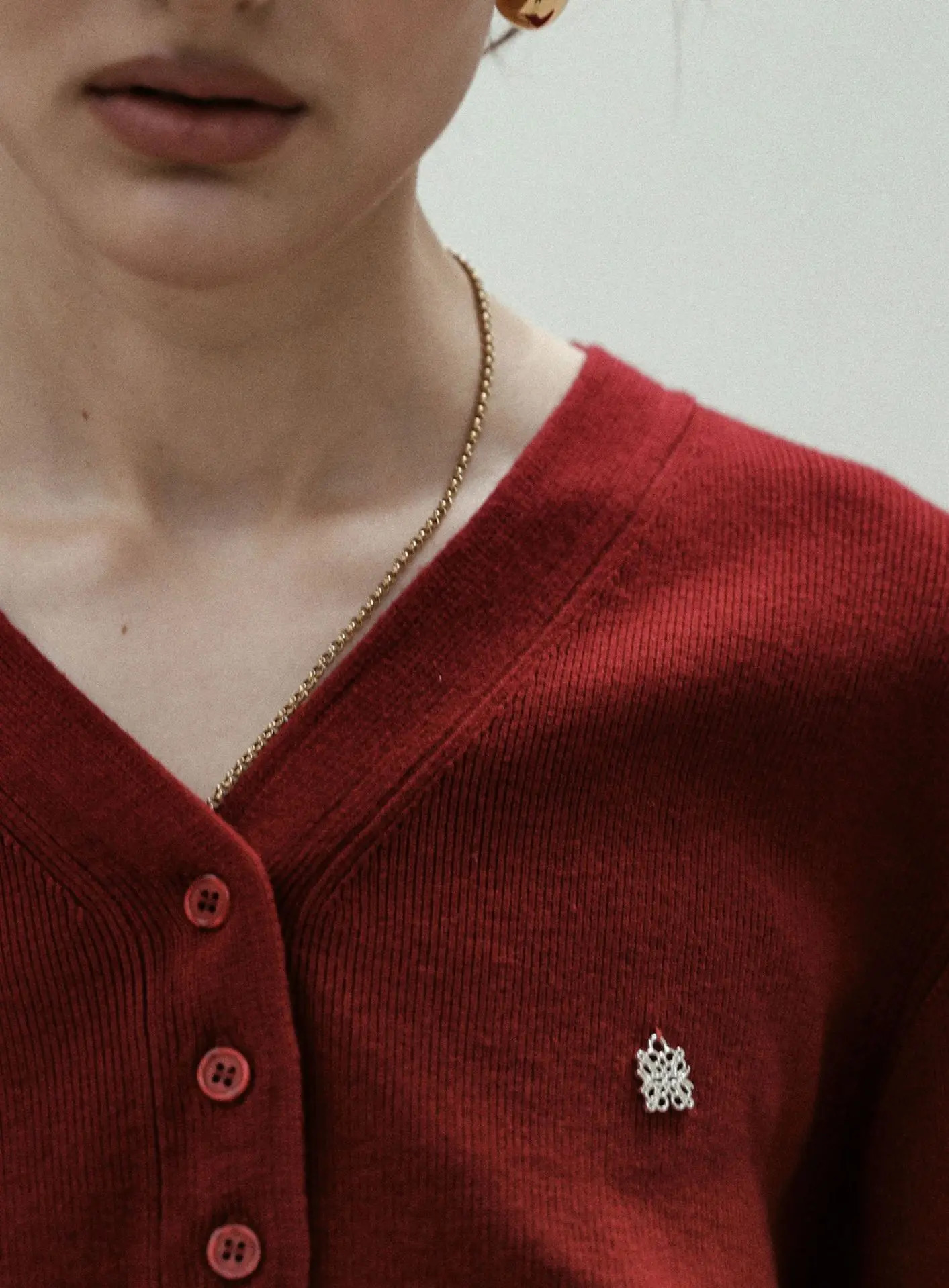 Vintage Knitted Cardigan Sweater Embroidered Round Neck Autumn Coat for Women 250728