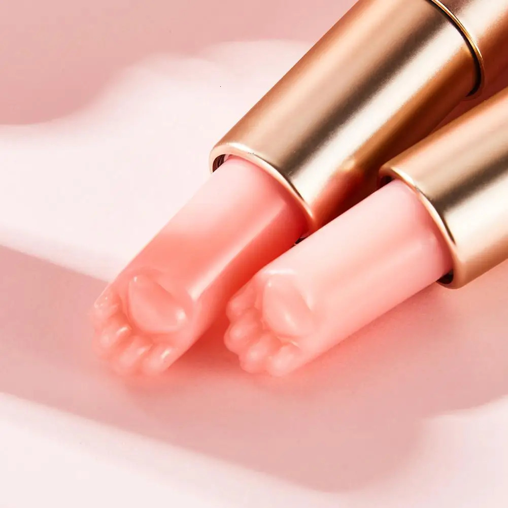 Cat Paw Shaped Cute Pink Lips Balm Natural Plant Nourishing ing Fade lip lines soothing Lip Care 250726