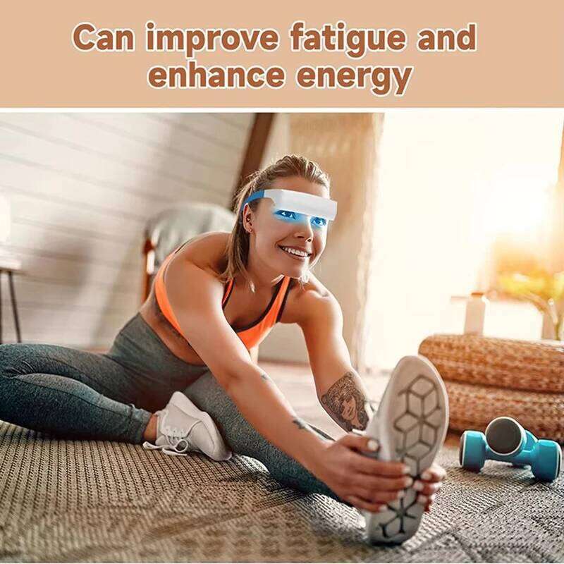 SAD Light Therapy Glasses Anti-Aging Eyes Fatigue Relief Relaxation Phototherapy Eye Massage assage Beauty Device
